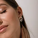 Серьги из красного золота