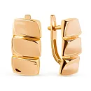 Серьги из красного золота