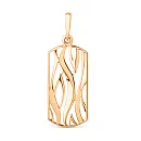 Подвеска из красного золота