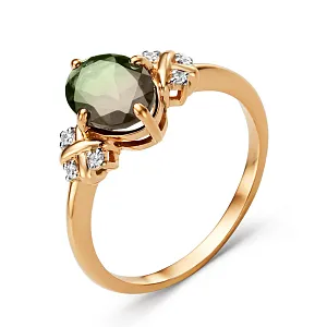 Кольцо из красного золота