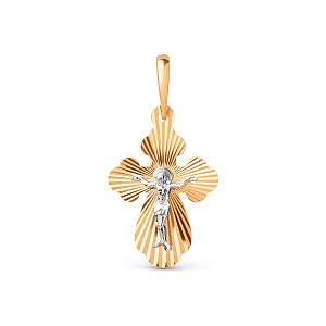 Крест из красного золота