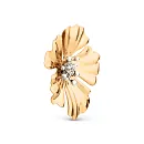 Подвеска из красного золота с фианитами