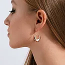 Серьги из красного золота