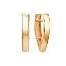 Серьги из красного золота