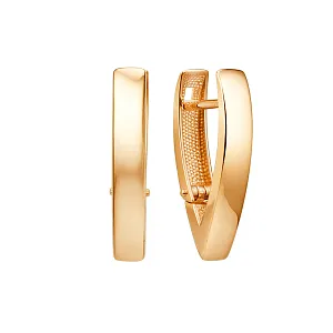 Серьги из красного золота