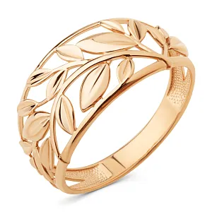 Кольцо из красного золота