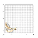Брошь из красного золота с фианитами