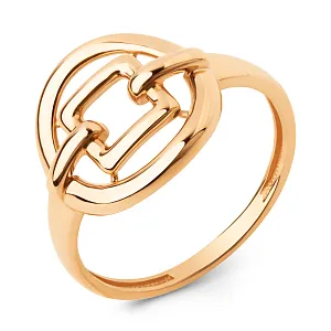 Кольцо из красного золота