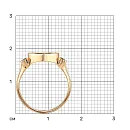 Кольцо из красного золота