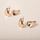 Серьги из красного золота