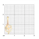 Подвеска из красного золота с фианитом