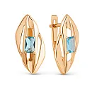 Серьги из красного золота