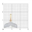 Подвеска из красного золота с фианитами