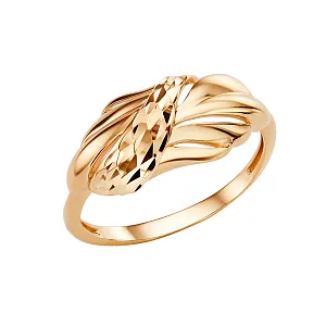 Кольцо из красного золота