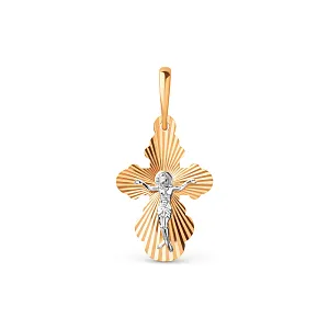 Крест из красного золота