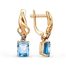 Серьги из красного золота