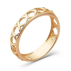 Кольцо из красного золота