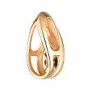 Подвеска из красного золота