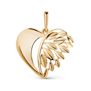 Подвеска из красного золота