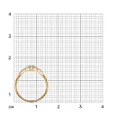 Кольцо из красного золота с бриллиантами