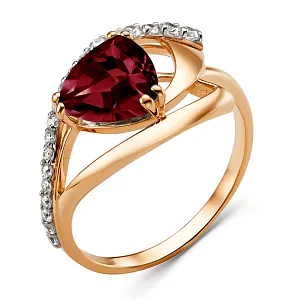 Кольцо из красного золота