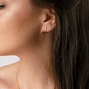 Серьги из красного золота