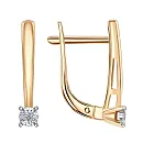 Серьги из красного золота