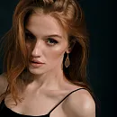 Серьги из красного золота