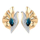 Серьги из красного золота