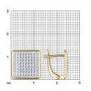 Серьги из красного золота с фианитами