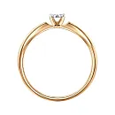 Кольцо из красного золота