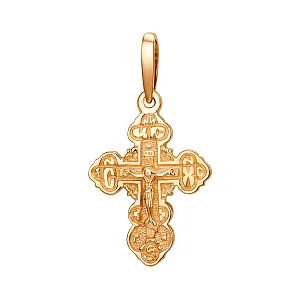 Крест из красного золота