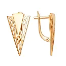 Серьги из красного золота