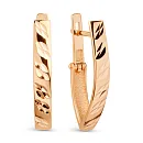 Серьги из красного золота