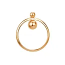 Подвеска из красного золота