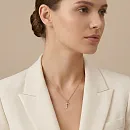 Подвеска из красного золота с бриллиантами