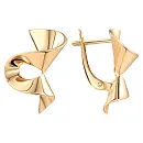 Серьги из красного золота