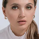 Серьги из красного золота