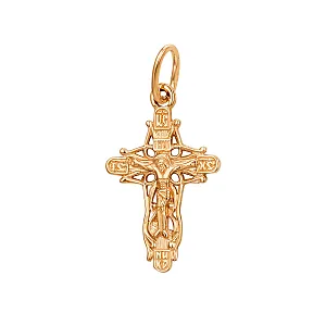 Крест из красного золота