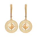 Серьги из красного золота