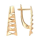 Серьги из красного золота