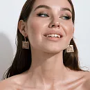 Серьги из красного золота