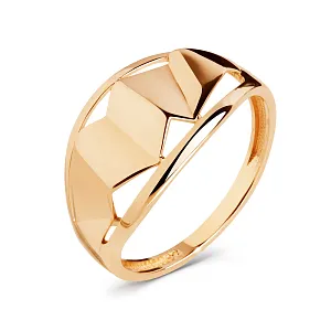 Кольцо из красного золота