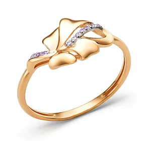 Кольцо из красного золота