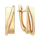 Серьги из красного золота