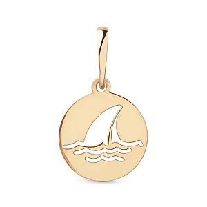 Подвеска из красного золота