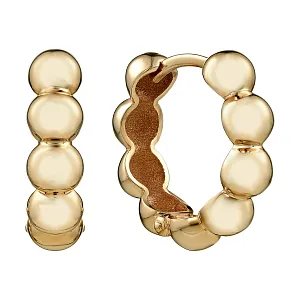 Серьги из красного золота