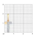 Подвеска из красного золота с фианитами