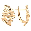Серьги из красного золота