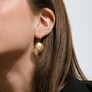 Серьги из красного золота